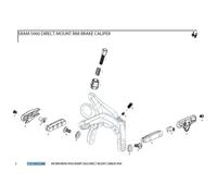 Sram Road Direct Mount Carbon Rim Brake Pads Black One Size