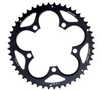 Sram Road CRS48BL Chainring 48T 5 Bolt 110 mm BCD Aluminium L-Pin (GXP) (48-34) 4 Black, 11.6215.197.090