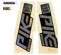 Rockshox Pike Ultimate 27.5´´/29´´ 2021 Decal Kit Sticker Black