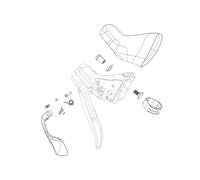 SRAM Shifter Clamp Kit Red 13 / 22 / Force22 / Rival22 / 700 Roadshifter Pair