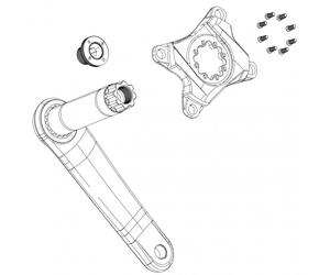 SRAM Single Impact/Bash Guard Kit for Xx D1 (32T) Size: 32T