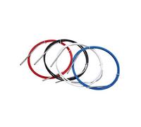 SRAM SlickWire Road and MTB Gear Cable Kit, White, 4 mm (1.2 mm Coated Cable 4 mm Nylon Braided Housing Ferrules End Caps Frame Protectors) (Special Order)