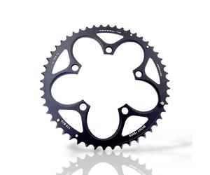 Sram Spare - Chain Ring Road 50T 110 B V2 Aluminium 4Mm Black (50-34): Black 50T