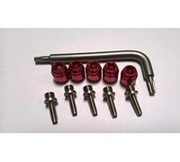 Sram Level/elixir Brake Hose Olive 5 Units Red,Silver One Size Silver