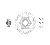 SRAM Spare Hub Centerlock Rotor Disc Lockring Black SRAM Logo Qty 1