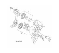 Sram Spare - Rear Derailleur Pulley Kit 2004 X9, 9.0SL / 2003 9.0: