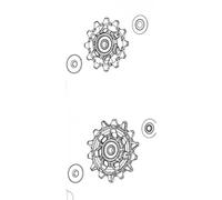 SRAM Rear Derailleur Pulley Kit X01 / X01DH / X1 / CX1 X-Sync