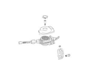 Sram Spare - Shift Lever Trigger Barrel Adjuster Kit XX1/X01 Eagle Black: