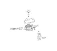 Sram Spare - Shift Lever Trigger Clamp/Bolt Kit Shiny Black Qty 1: