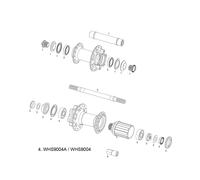 Sram Spare - Wheel Spare Parts Kit Freehub Body X-9 V2 Rear: