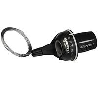 SRAM Sram 3.0 Shifter 7 Speed Rear Grip Shift 1:1 Actuation Ratio, Black