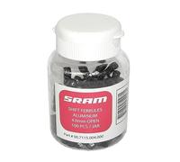 Sram SRAM Derailleur Cable Ferrules Ø 4 mm Open Black Aluminium - 100 Pieces