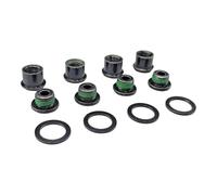 Sram Chainring Bolt Kit 4-arm Single No Guard Steel Chainring Screw Set One Size Black