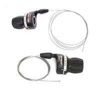 SRAM Twist Grip Shifter MRX Grip Shift 3x6, Aluminium, 100%, Black