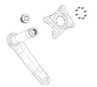 Sram Unisex - Adult Screws-2287005518 Screws, Black, One Size