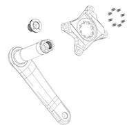 Sram Unisex - Adult Screws-2287005519 Screws, Black, One Size