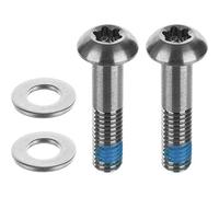 Sram Unisex Bracket Bolts-titainium T25 17mm (2 Pcs)-flat Caliper Brake Mounting Hardwear, Black, UK