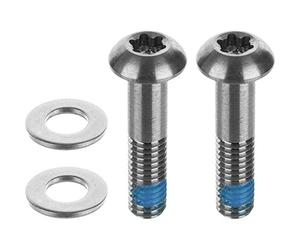 Sram Unisex Bracket Bolts-titainium T25 17mm (2 Pcs)-flat Caliper Brake Mounting Hardwear, Black, UK