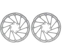 SRAM Unisex's Rotor Centerline Rounded, Silver, 180mm (Pack of 2)