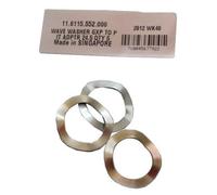 SRAM Wave Washer for GXP to PressFit Adapter 24.5 mm, 11.6115.552.000 - 5 Pieces,Silver