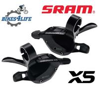 Sram X.5 Trigger Shifters, 9/3spd Pair