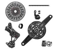 Sram X0 T-type Eagle E-mtb Brose Transmission Axs Groupset Silver 160 mm 36t / 10-52t 160 mm 36t Black
