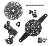 Sram X0 T-type Eagle E-mtb Bosch Transmission Axs Groupset Silver 160 mm 36t / 10-52t