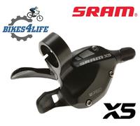 SRAM X5 SHIFTER - TRIGGER - 10 SPEED REAR - BLACK