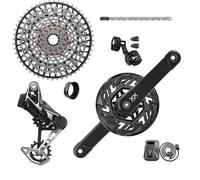 Sram Xx T-type Eagle E-mtb Brose Transmission Axs Groupset Silver 165 mm 36t / 10-52t