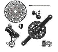 Sram Xx T-type Eagle E-mtb Brose Transmission Axs Groupset Silver 165 mm 36t / 10-52t 165 mm 36t Black