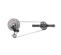 Sram Groupset - Xx T-Type Eagle Transmission Axs Groupset (Rd W/Battery/Charger/Cord, Ec Pod Ult, Fc Xx Q174 55Mm Chainline Dub Mtb Wide W/Dm 32T Cr W/2 Guards, Cn 126L, Cs Xs-1297 10-52T)