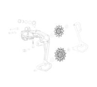 Sram Xx T-type Eagle Axs Jockey Wheel Set One Size Black