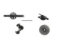 SRAM XX1 Eagle BB30 Boost 175 Black/Gold 32T Chainring 10-50T Black Cassette
