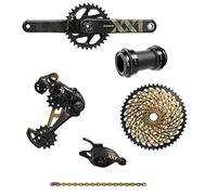 Sram XX1 Eagle Dub 6-Piece Groupset, Gold (170mm Boost, with PressFit30 Bottom Bracket)