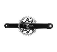 Sram Xxsl Eagle Q168 Cl55 Dub Crankset Silver 175 mm / 34t 175 mm Black
