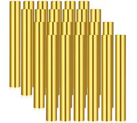 Sratte 24 Pcs Relay Baton Aluminum Field Race Track Baton for Track and Field Students Office Outdoor Running Practice Athlete Equipment(Gold)