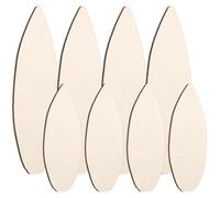 Sratte 8 Pcs Wood Surfboard Blanks Surf Boards for Decorating Unfinished Surfboard Wall Cutouts DIY Craft Plaque Sign for Art Creation Graffiti Painting Home Hanging Decoration