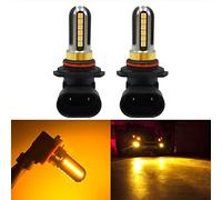 SRBEST LED Fog Lights Bulbs Or DRL H10/9145/9140/9045/9040/PY20D, Super Bright Amber Orange 3000K, 4000Lm,High Power for Car Driving Light, Auto Light Lamps Replacement 2Yrs Warranty, SRBEST031