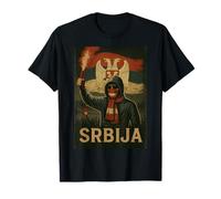 Srbija Men's T-Shirt Serbia Ultras Flag T-Shirt