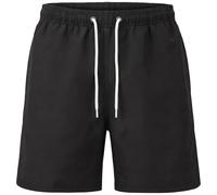 srclo Boys Swimming Shorts Quick Dry Beach Trunks with Mesh Lining, Kids Swimwear for Age 6-13 Years (UK, Age, 8 Years, 9 Years, Regular, Black)