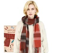 srclo Women Scarf Gifts Box,Winter Womens Ladies Scarf Gift Set In Box Useful Knitting Cosy Gift Idea Unique Birthday Xmas Christmas Gifts for Her, Warm Gift