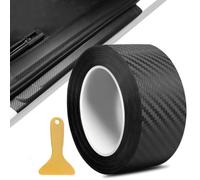 SRCUZK Carbon Fibre Car Door Sill Protector for VW Caddy 4 2015-2020