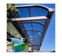 SRDCAIM 1.2mm Thick Polycarbonate Roofing Sheet Outdoor clear greenhouse roof panels Replacement Shed Panel for Patios, Partitions(Blue,0.6x5m/1.97x16.4ft)