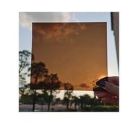 SRDCAIM 2mm Thick Clear polycarbonate roof panels roof Skylight Panels Polycarbonate Roofing Sheet Replacement Shed Panel for Greenhouse Partitions Awning Canopy Patio(Brown,2x16.4ft/0.6x5m)