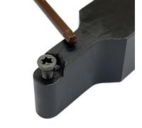 SRDPN2020K10 20mm 3/4" for CNC External Carbide Turning Tool Holder with RPMT10T3MOE Inserts, Alloy Steel, 45° Cutting Angle, for Lathe Machining