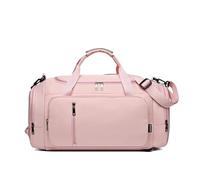 SRDRK Fitness Gym Travel Bag Sports Handbag Women Men Dry Wet Shoes Pocket Single Shoulder Crossbody Swimming Yoga Backpack Duffel Bag(Pink)