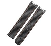 SRDRK For Omega Seamaster 300 AT150 Aqua Terra Ultra Light 8900 Series 20mm Silica Gel Watchband(Antique Black)