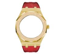 SRDRK Gen4 Gen5 GA2100 Modification Set For GA-2100 GA2110 Mod Kit Emery Steel Metal Luxury Case Bezel with Screw Rubber Strap(A)