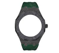 SRDRK Gen4 Gen5 GA2100 Modification Set For GA-2100 GA2110 Mod Kit Emery Steel Metal Luxury Case Bezel with Screw Rubber Strap(BGr)