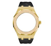 SRDRK Gen4 Gen5 GA2100 Modification Set For GA-2100 GA2110 Mod Kit Emery Steel Metal Luxury Case Bezel with Screw Rubber Strap(GB)